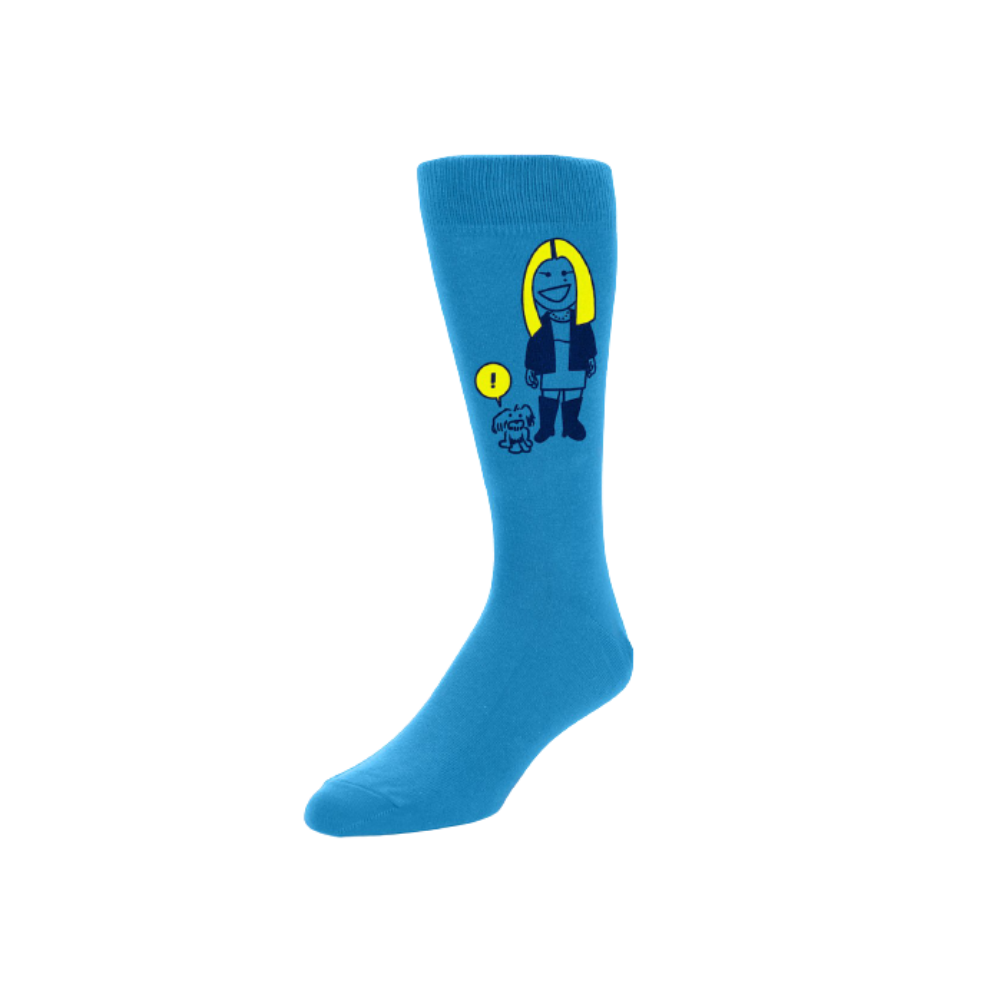Jann & Midi Dress Sock with Knit-In Logo